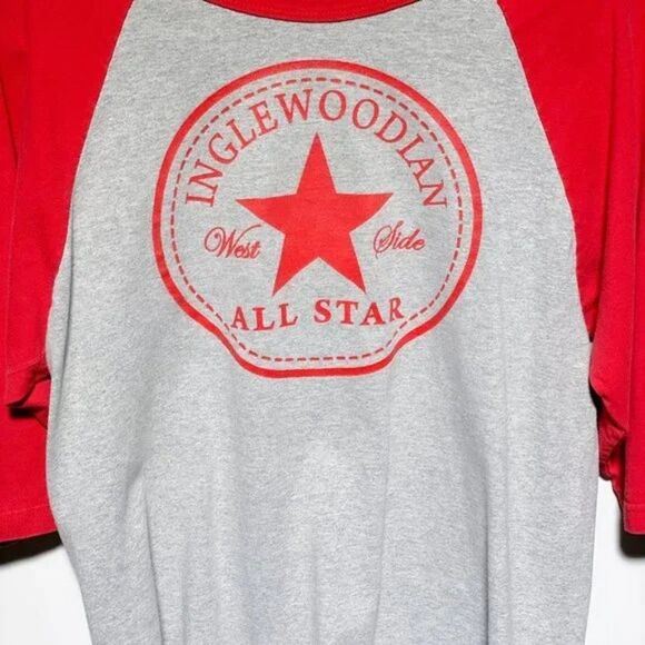 SHAKA ACTIVE WOMENS NGLEWOODIAN BASEBALL TEE - Picture 2 of 3